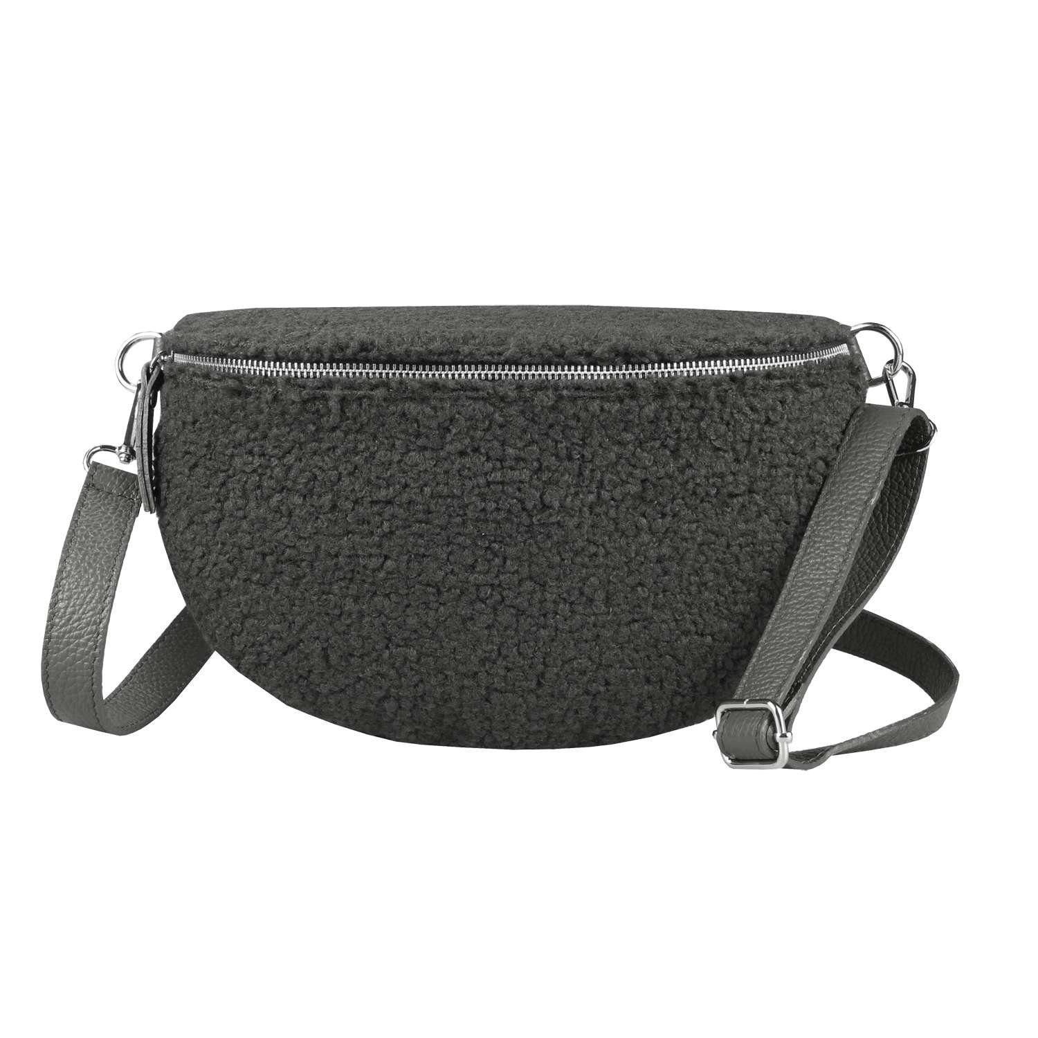 ADEL Bauchtasche Damen Wildleder - Handgemacht In Italien Taupe